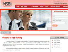 Tablet Screenshot of microsoftbitraining.com